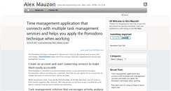 Desktop Screenshot of mauzon.com