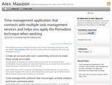 Tablet Screenshot of mauzon.com
